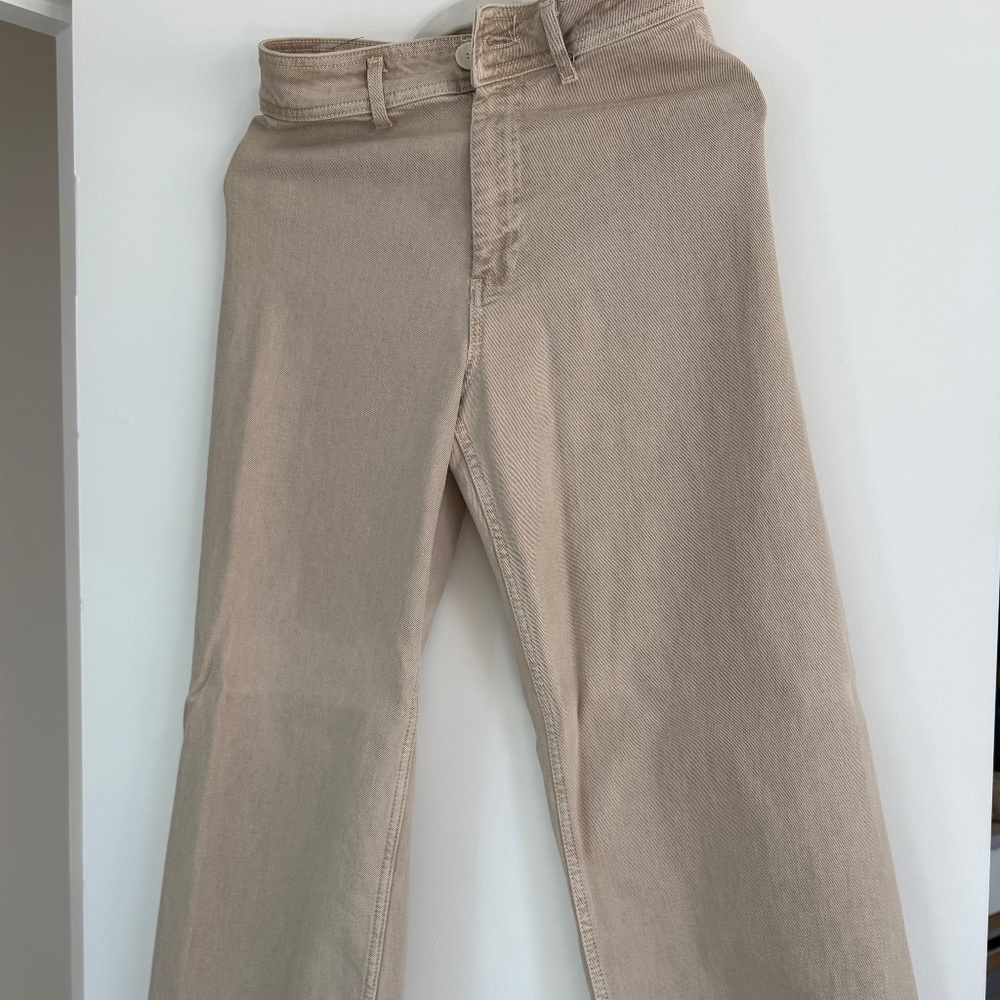 Zara sailor style tan pants